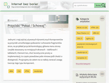 Tablet Screenshot of internet-bez-barier.com